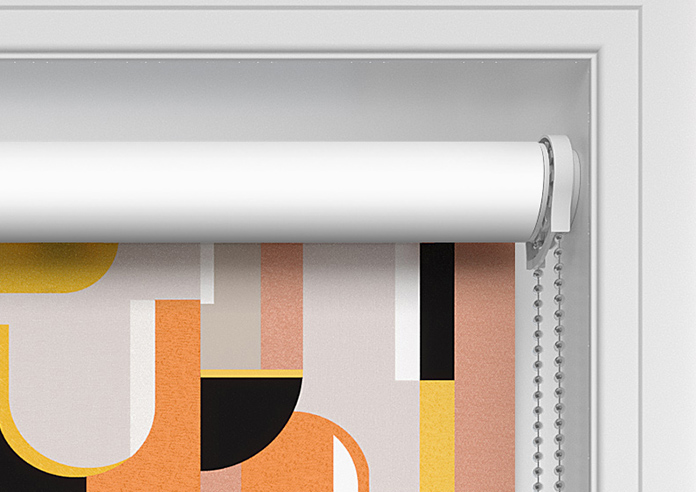 Archways, Orange - Twist&Fit Roller Blind - Image 11